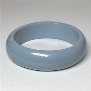 Vintage Light Periwinkle Blue Acrylic Plastic Bangle